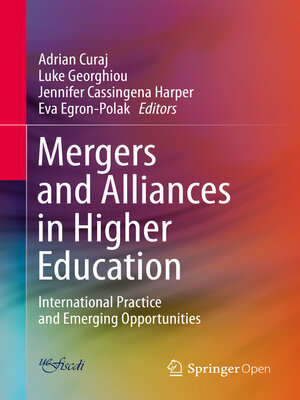cover image of Mergers and Alliances in Higher Education